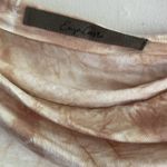 Enza Costa One Shoulder Tie Dye Jersey Dress Tan Photo 6