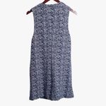 Tart  Textured Wooven Navy Blue/ White Vest Size Small Cotton Blend Photo 2