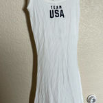 SKIMS  x TEAM USA ribbed romper onesie size xs in white NEW‎ Photo 0