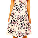 Kate Spade  Tiger Lily‎ Wrap Knee-Length Dress Pink Sz6 Photo 0