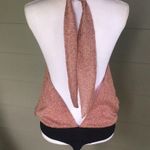 Anthropologie Elizabeth Crosby Open Back Bodysuit Blouse - Flawed Photo 5