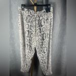 J. Crew Jamie Snake Skin Print Pull On Ankle Pants NWT size 8 White Photo 6