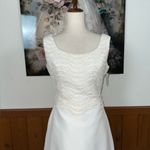 Stunning Vintage Y2K Oleg Cassini Wedding Gown! White Size 16 Photo 4