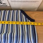 C&C California C & C California Blue White Crochet Halter Style‎ Swim Cover Up Mini Dress Beach Photo 8