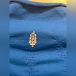 Free People Movement NWOT  Good Karma High Neck Layer In Classic Blue $88 MSRP Photo 2