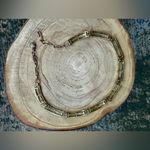 Vintage gold chain link diamanté choker necklace Photo 5