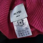 Alysi Size M Sweater Wool Cashmere Roll Neck Turtleneck Pink Jumper Size M Photo 2