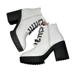 Seven7  White Ankle Boots(Size 8) Photo 2