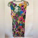 Plenty by Tracy Reese Anthropologie Multi Daphne Floral Wrap‎ Dress Medium Pink Photo 5