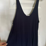 Mikey & Joey Navy blue flowy tank  Photo 0