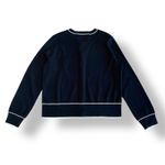 Adrianna Papell Gold Pearl Button Cardigan Womens Size M Black Preppy Photo 5