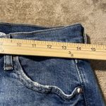 Old Navy  Jeans Womens Sz 6 Sky High Extra Blue Distressed Raw Straight Leg Pants Photo 5