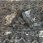 Rafaella  Black/White Abstract Print 3/4 Sleeve TShirt Size Med Petite Photo 6