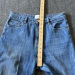 Sézane Sezane Womens Blue Solid High Rise Straight Denim Jeans Cotton Size 28 Photo 7