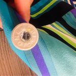 Criscione New York designer long sleeve blazer jacket funky striped blazer sm Green Photo 5