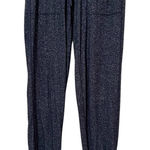 Zella Z By  Blue Knit Jogger Sweatpants Drawstring Waist S Photo 0