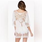 La Blanca NWT  Ivory White Crochet Dress Coverup Tunic Medium Photo 1
