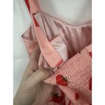 Belle Poque Strawberry Print Dress Women Medium Pink‎ Preppy Y2K Retro Novelty Pink Photo 6