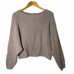 Abercrombie & Fitch  Cropped Chunky Knit Pullover Sweater Dolman Sleeve S/M Cozy Photo 0