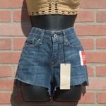 Levi’s Levi's Hand Cut Denim Shorts Size 8P NWT Photo 0