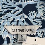 La mer luxe Fonda Stylish Blue, and White long Blouse Blue Size M Photo 12