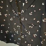 Thakoon Shirt Button Down Cropped Short Sleeve BP Black Daisy Blouse Casual Photo 2