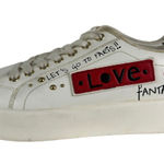 ALDO Amorette Forever Amour Leather Fashion Sneaker Size 7 Photo 0