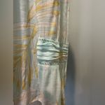 LC Lauren Conrad Lauren Conrad Pastel tropical print long sleeve blouse size XLarge Photo 2