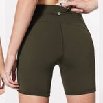 Lululemon 8 Train Times Bike Short *6" in Dark Olive Green Photo 2