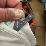 Aerie Teal Green and White Halter Bikini Top 34D Photo 1