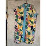 True Destiny True Destinations Cover Up Dress Women's M Colorful Multi Abstract Maxi Photo 3