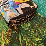Popart Multi Color Celebrity Style Parody Magazine Fashion Zipper Clutch wallet Photo 5