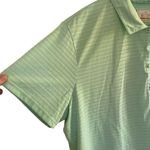 EP PRO Tour Tech XXL collared woman's golf dress shirt striped greenish blue Green Photo 4