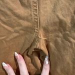 ZARA  High Waist Camel Shorts Photo 3