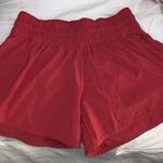 Lululemon soft red  shorts Photo 0