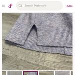 Loft  Lilac Lavender Knit Sweater Cardigan | Size XL Photo 1