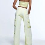 ZARA Lime Green Cargo Pants Photo 1