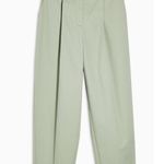 Topshop NWT  Chino Pants With Roll Hem Mint Green Photo 3
