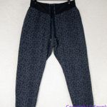 Victoria's Secret New! Cotton High-Rise Fleece Lace-Up Jogger Pants leopard, XL Photo 1