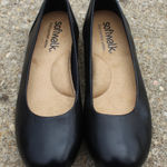 Softwalk Women's  Sonoma Black Leather Ballet Flats Sz 8.5 Photo 0