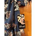 Hint of Blush Blue Floral Off-the-Shoulder Mini Dress Juniors Size Medium NEW Photo 2