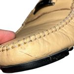 Salvatore Ferragamo  Sport Tan Leather Gancio Moccasin Loafers Shoes size 8AA Photo 6
