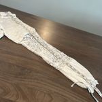 Anthro Place Nationale White Peasant Lace Mini Dress Sz 1 Photo 5