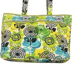 Vera Bradley  Floral Tote Bag - Green, Blue, Black - Retired Pattern Limes Up Photo 2