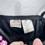 Gilligan &‎ O'Malley Embroidered Open Front Back Baby Doll Dark Fairy Lingerie S Black Photo 3