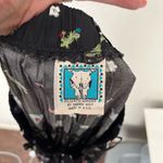 Vintage Southwestern Mexico Desert Print Pleated Button Front Maxi Skirt Black Size undefined Photo 6