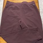 Mondetta  Wine Colored Lined Active Pants Size 12 Photo 2