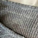 American Eagle  Grey Cropped Ribbed Short Sleeve Top Women's Small Photo 3