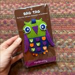 NEW MUDPUPPY FELT OWL BAG TAG CHARM Photo 1