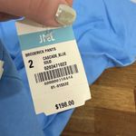 J. McLaughlin  Womens Broderick Pant 2 Blue Holiday Wide Leg Linen‎ Bright NWT Photo 4